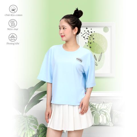 Áo thun nữ form vuông thời trang cotton cao cấp 190p 1241