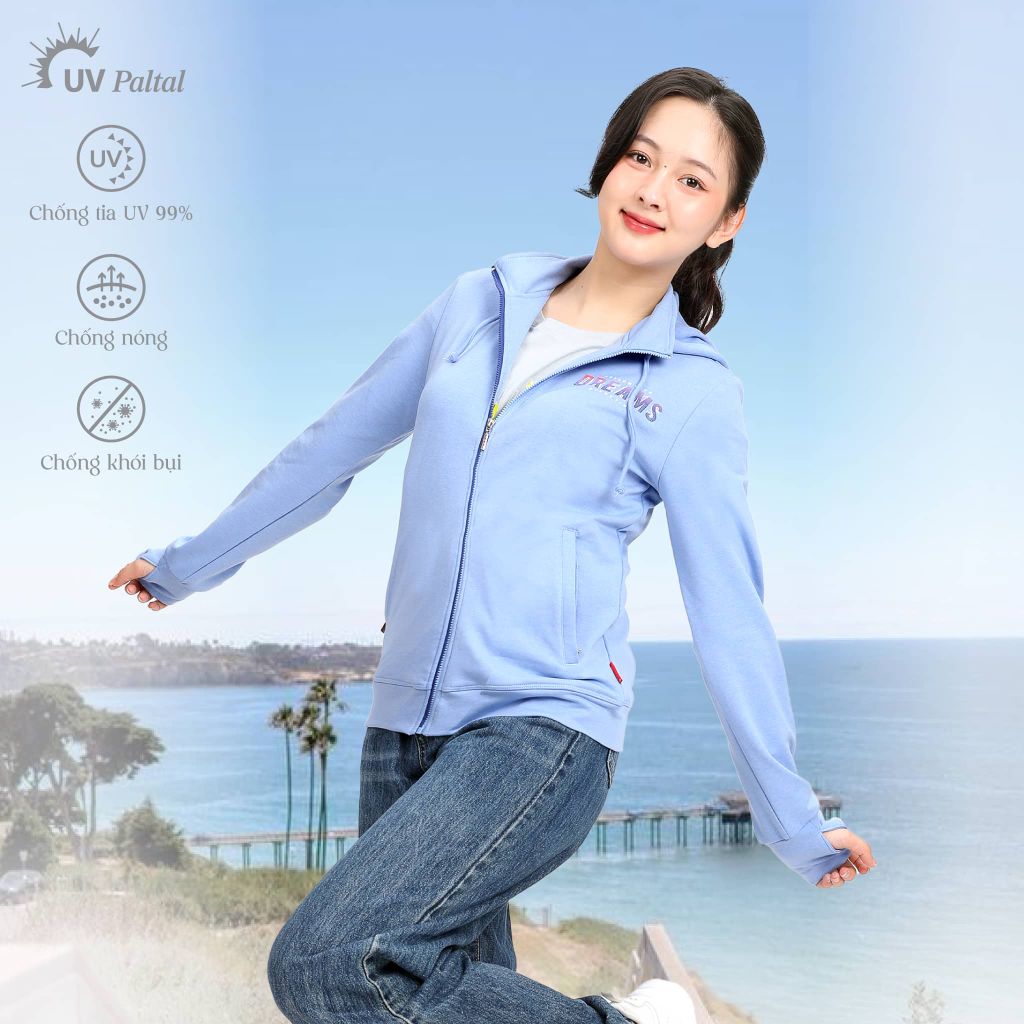 Áo khoác chống nắng cao cấp vảy cá cotton 431p 4002