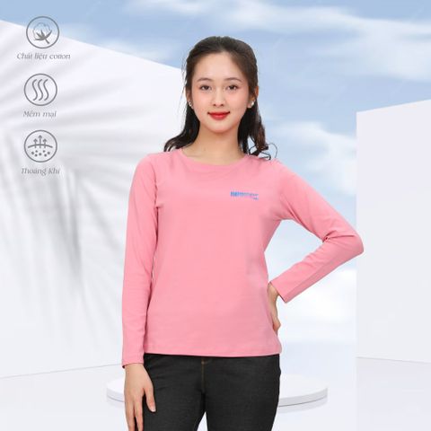 Áo Thun Tay Dài Cổ Tròn Cotton 020p 0270