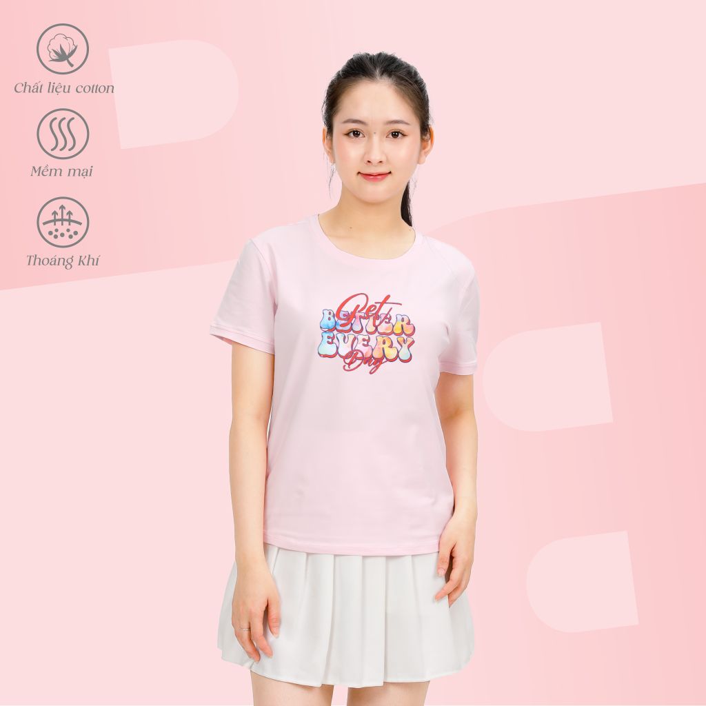 Áo thun tay ngắn form cơ bản cotton  020p 1972