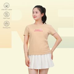 Áo Thun tay Ngắn Form Suông Cổ Tròn Cotton 020p 0320