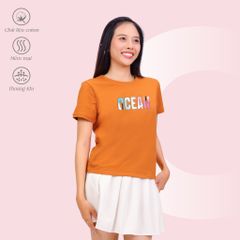 Áo thun tay ngắn form cơ bản cotton 020p 0305