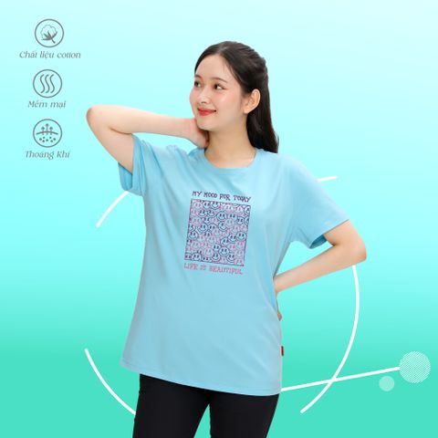 Áo thun tay ngắn cotton form rộng 020p 0302