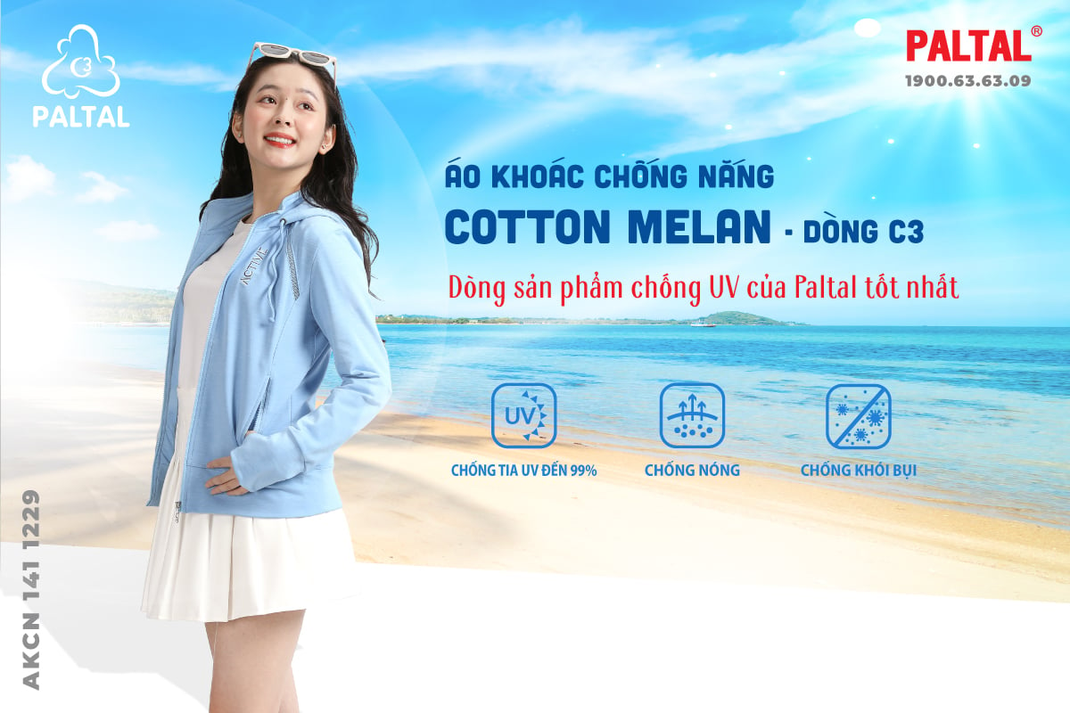 Áo khoác chống nắng cao cấp cotton melan thoáng khí 141p 1229