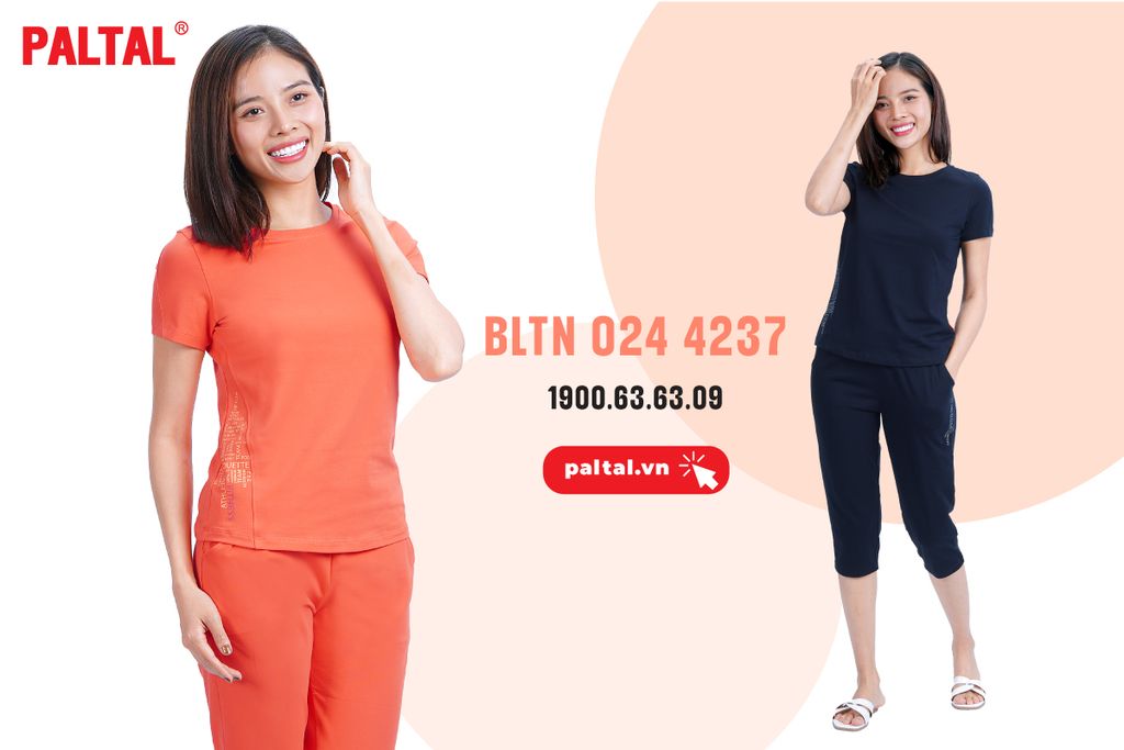 Đồ bộ mặc nhà nữ kiểu quần lửng tay ngắn cotton 024p 4237