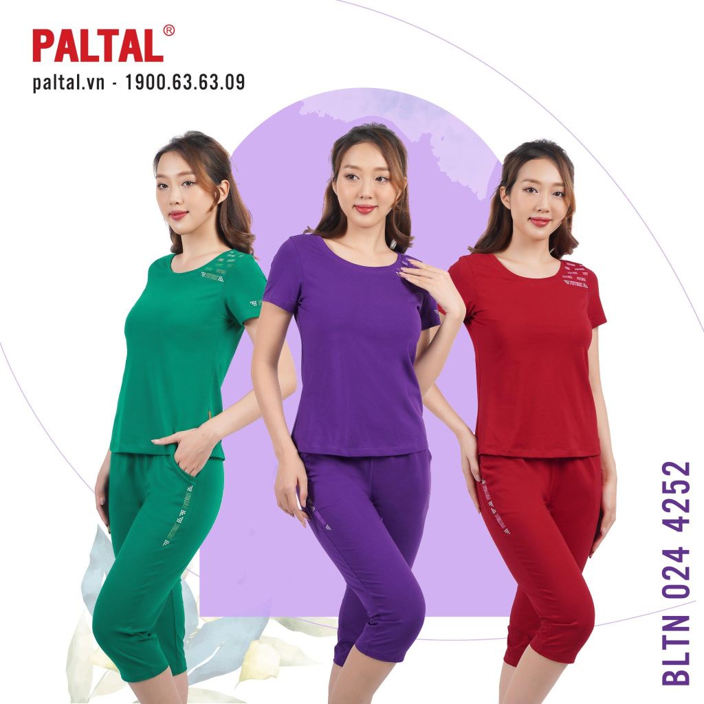 Đồ bộ nữ mặc nhà kiểu quần lửng tay ngắn cotton 024p 4252