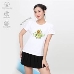 Áo thun tay ngắn form suông cotton 020p 0805