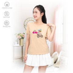 Áo thun tay ngắn form suông cotton 020p 0825