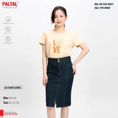 Áo thun tay ngắn form suông cotton 020p 0827