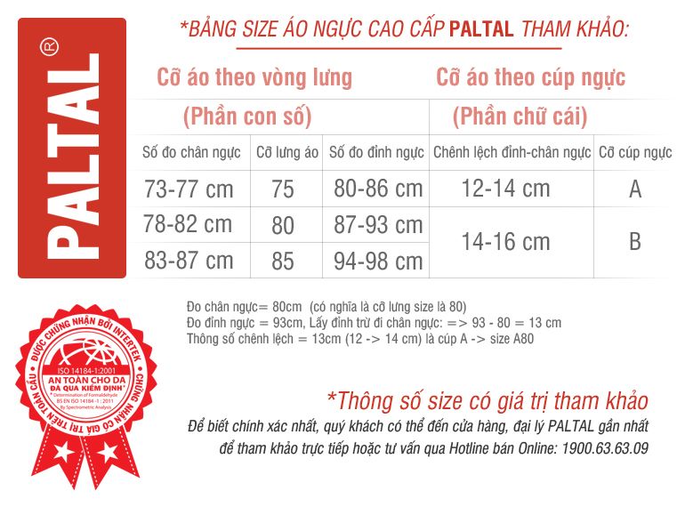 Cách Chọn Size Áo khoác em bé, trẻ em PALTAL Kids