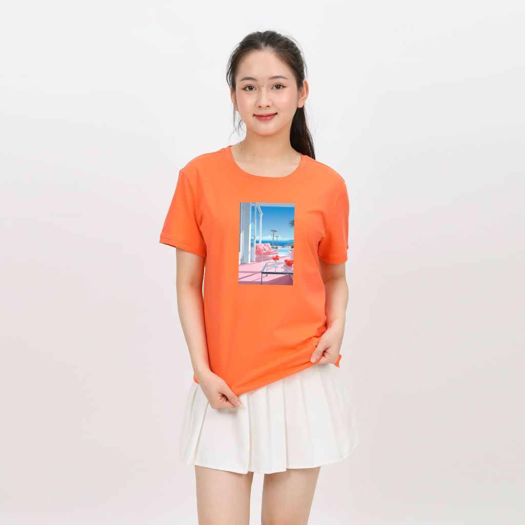 Áo thun tay ngắn cotton form basic 020p 1801