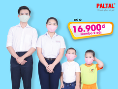 Combo 02 khẩu trang vải kháng khuẩn cấp 1 ktkk 310p 0014