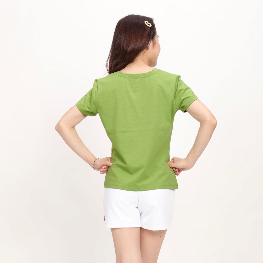 Áo thun nữ form suông chất liệu Cotton cao cấp 190p 0310