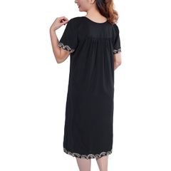 Áo váy đầm ngủ đẹp cao cấp tay ngắn thun lạnh 012p 0169