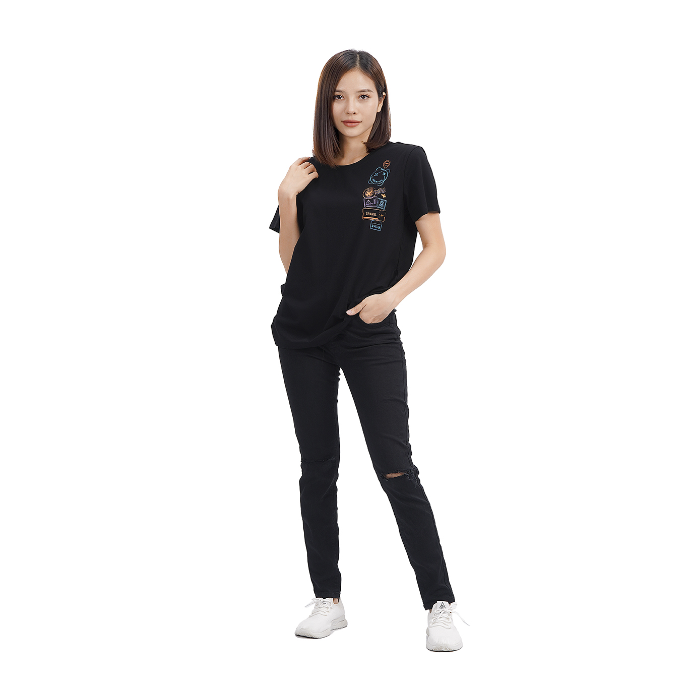 Áo thun tay ngắn cotton 020p 0194