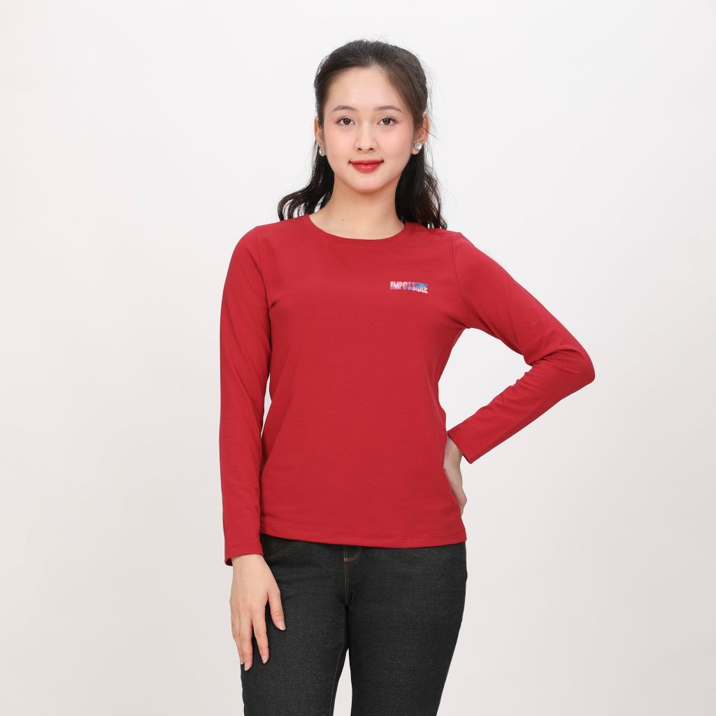 Áo Thun Tay Dài Cổ Tròn Cotton 020p 0270