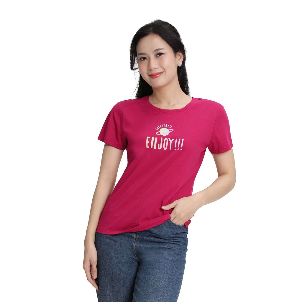 Áo thun nữ form suông chất liệu Cotton cao cấp 020p 0901