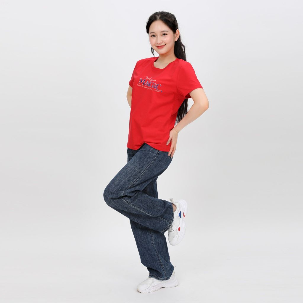 Áo thun tay ngắn form suông cotton 020p 0282