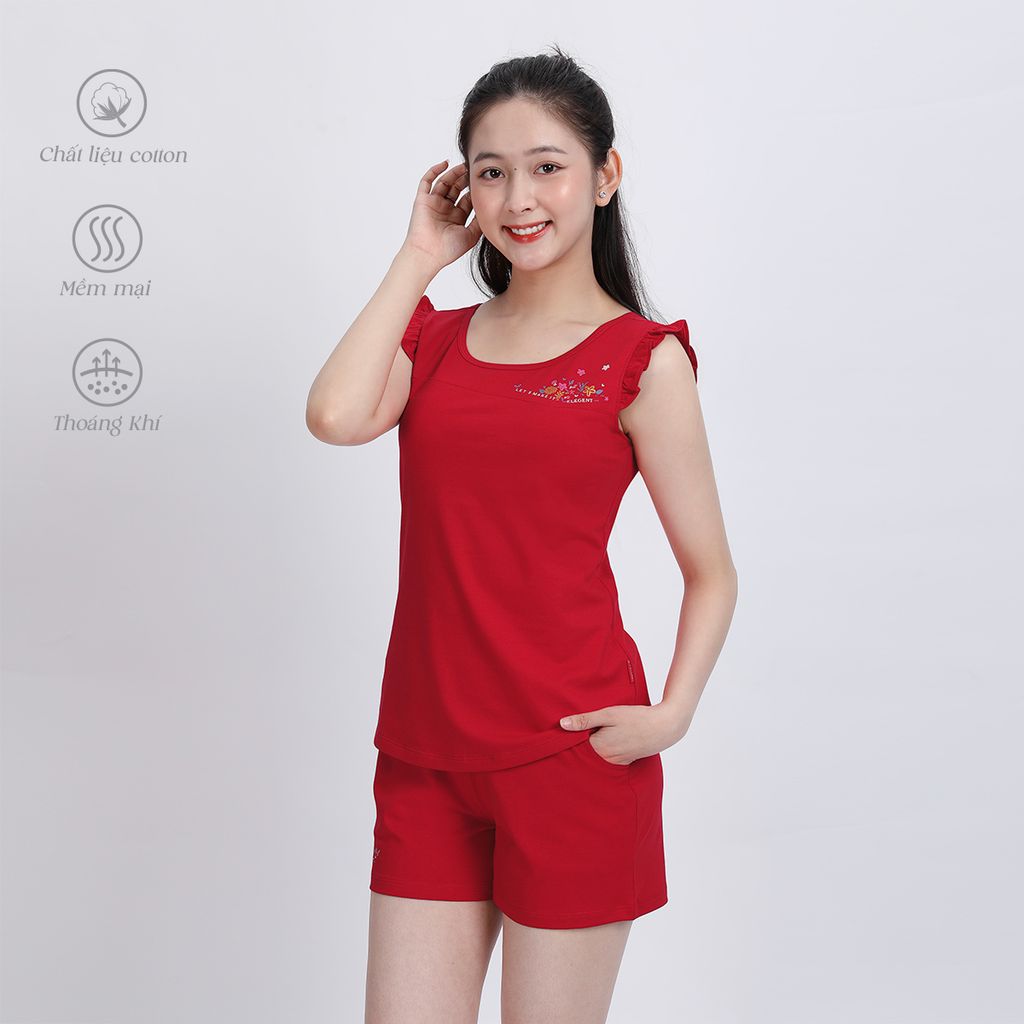 Bộ đùi không tay vải cotton 025p 5108