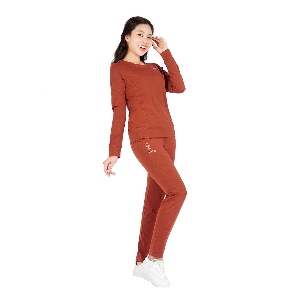 Đồ bộ nữ tập yoga kiểu thể thao quần dài tay dài 183p 3190