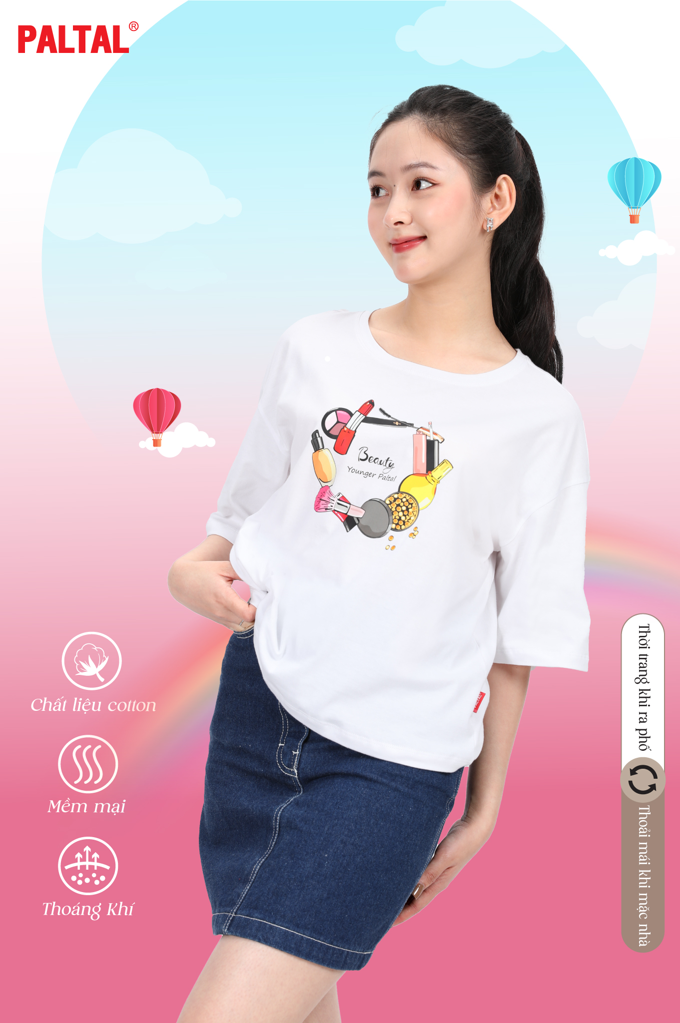 Áo thun tay ngắn cao cấp cotton  020p 0226