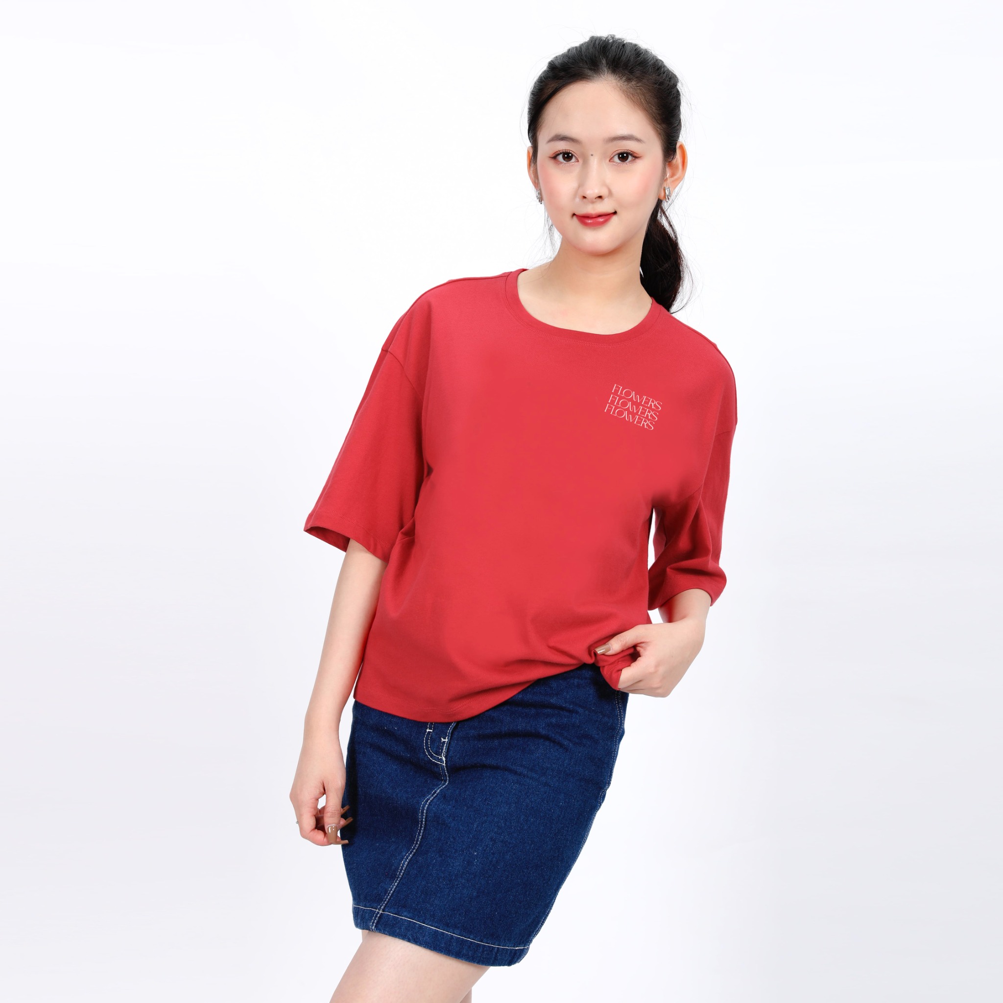 Áo thun tay ngắn cao cấp cotton  020p 0228