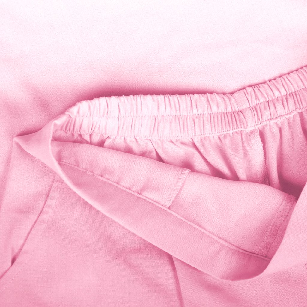 Đồ bộ nữ mặc nhà kiểu quần ống rộng lửng tay ngắn silk linen 484p 4097