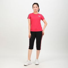 Đồ bộ thể thao mặc nhà nữ kiểu quần lửng tay ngắn cotton 024p 4210