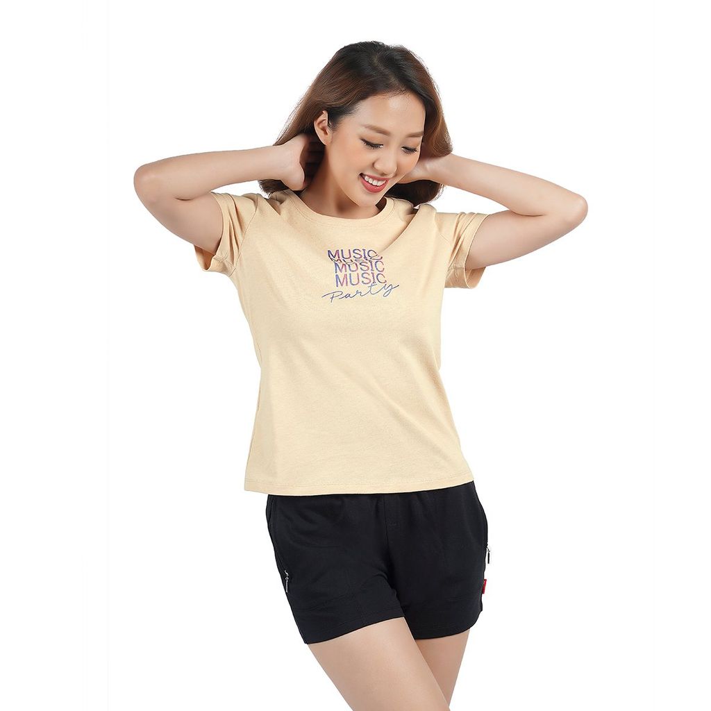 Áo thun nữ tay ngắn cotton form suông 020p 0203