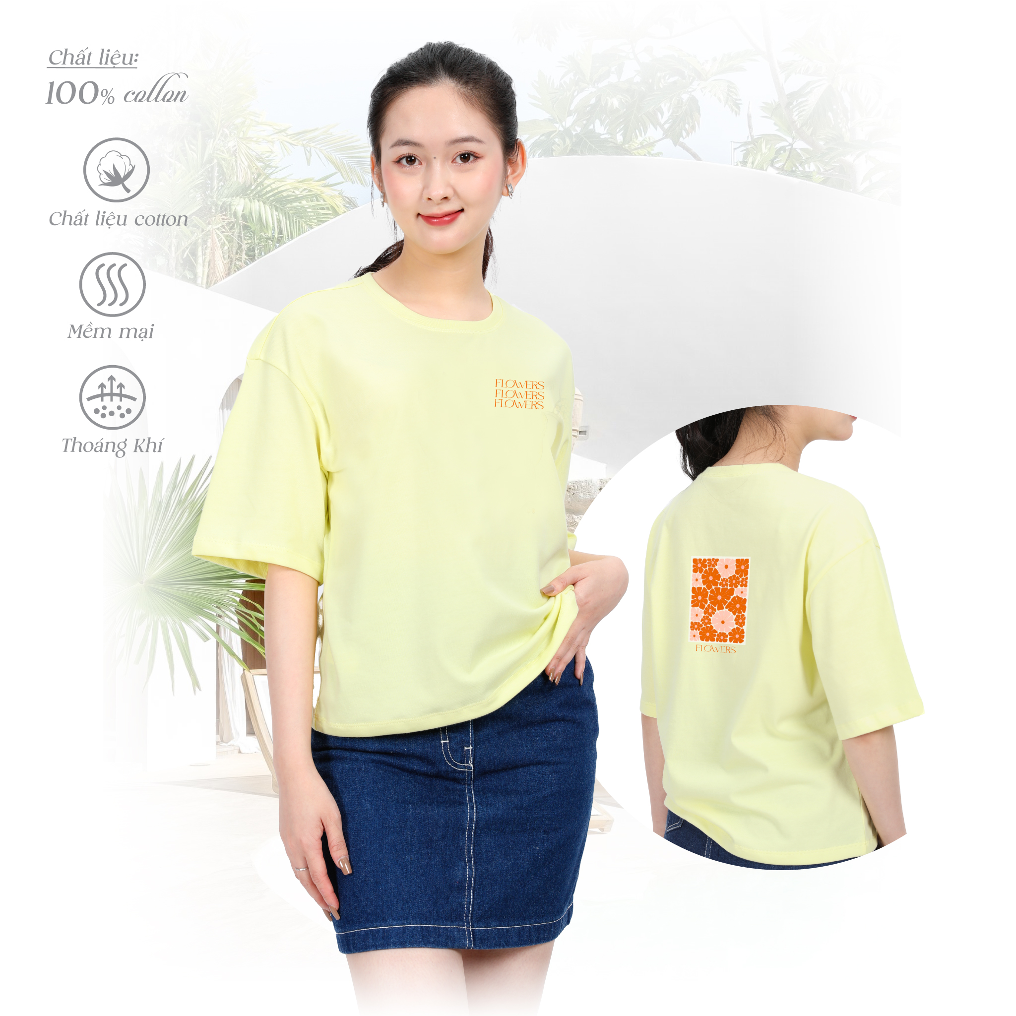 Áo thun tay ngắn cao cấp cotton  020p 0228