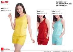 Bộ đùi không tay vải cotton 025p 5087