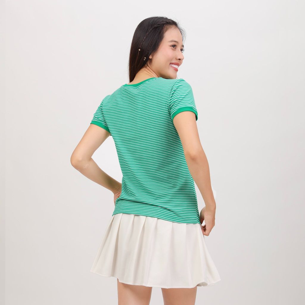 Áo thun tay ngắn form suông cổ tròn chất cotton 020p 0099