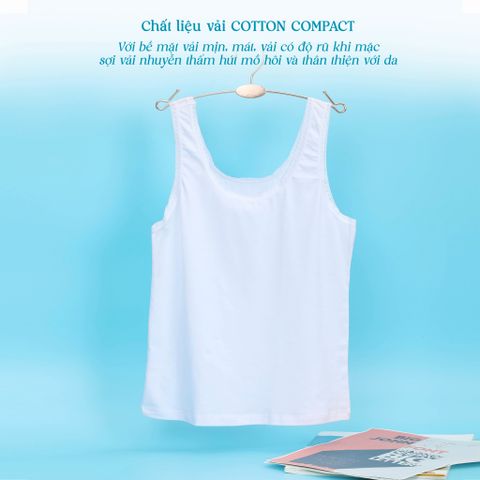 Combo 02 áo lá học sinh cấp 3 kháng khuẩn cotton compacts 029p 8937