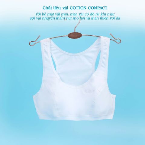 Combo 03 áo lót lá học sinh cấp 2 kháng khuẩn cotton compact 029p 8934