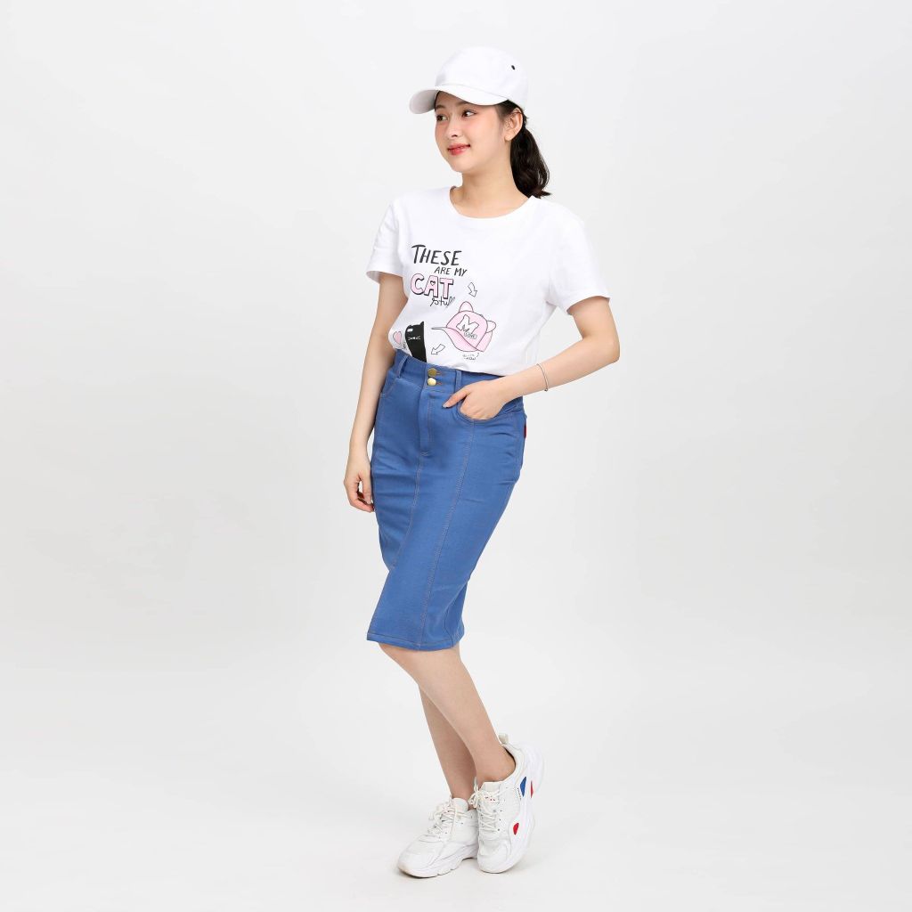 Áo thun tay ngắn form suông cotton 020p 0808