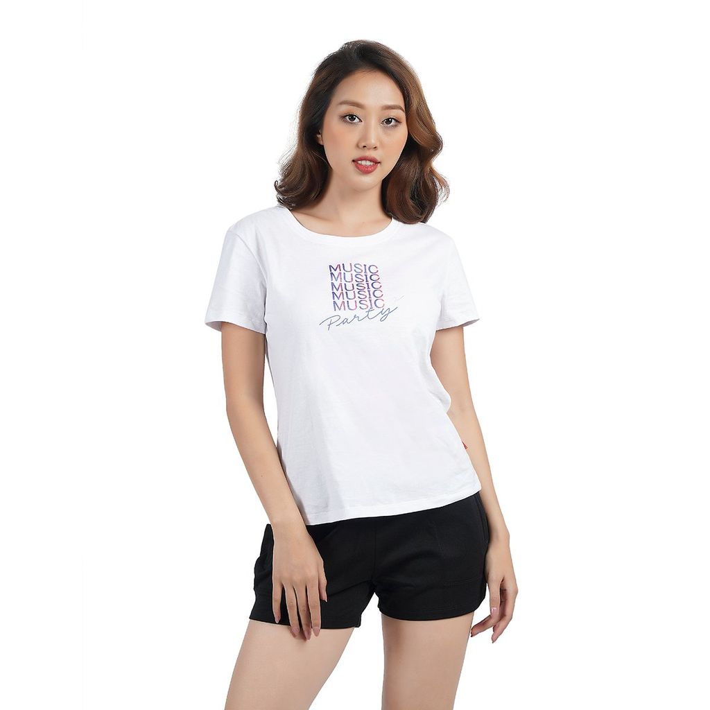 Áo thun nữ tay ngắn cotton form suông 020p 0203