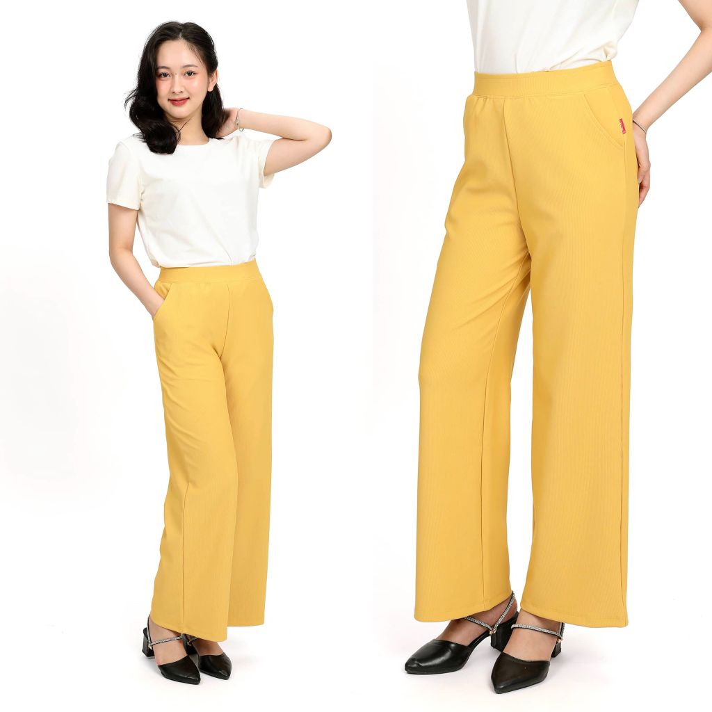 Quần dài form suông chất liệu Rayon Lycra cao cấp QD 558p 8054