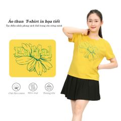 Áo thun nữ tay ngắn vải cotton cao cấp 020p 1914