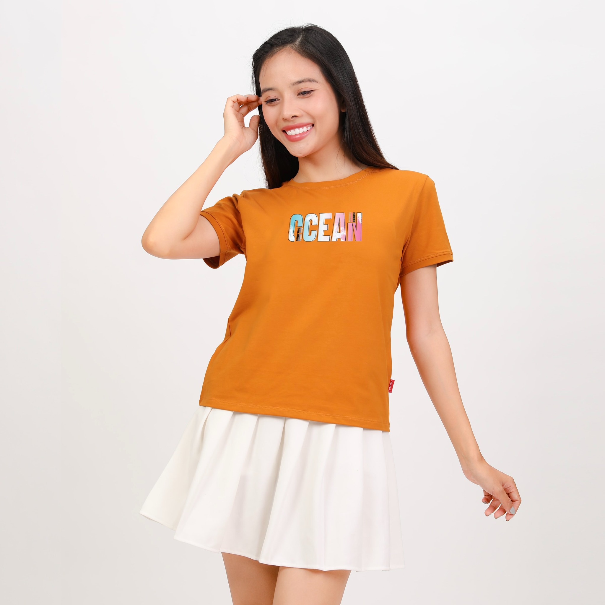 Áo thun tay ngắn form cơ bản cotton 020p 0305