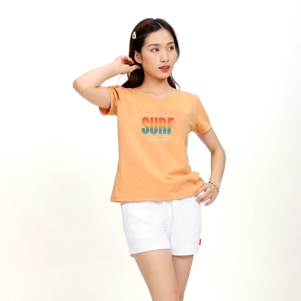 Áo thun nữ form suông chất liệu Cotton cao cấp 190p 0311