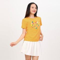 Áo thun tay ngắn form cơ bản cotton 020p 1942