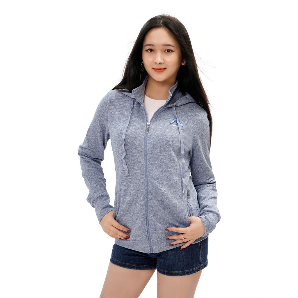 Áo khoác chống nắng nữ vảy cá cotton melan 141p 1214