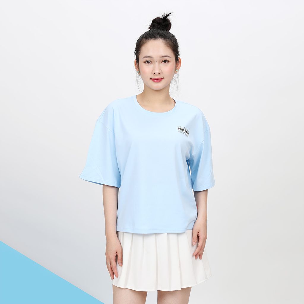 Áo thun nữ form vuông thời trang cotton cao cấp 190p 1241