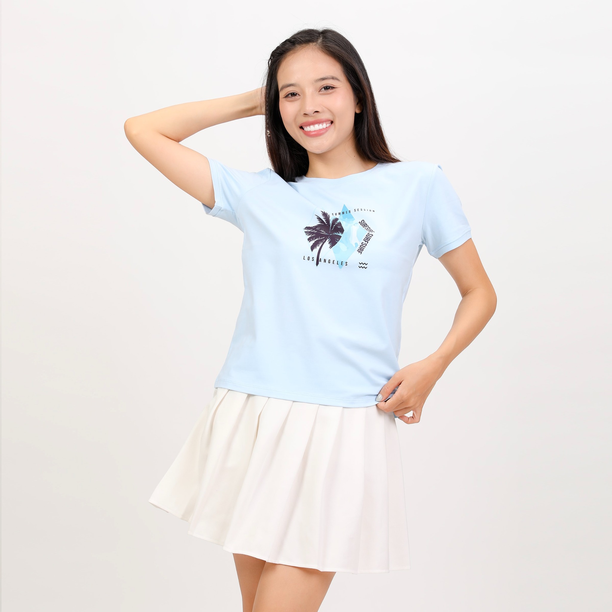 Áo thun tay ngắn form cơ bản cotton 020p 0308