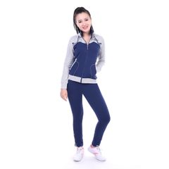 Đồ bộ nữ thể thao tập gym, yoga kiểu quần dài tay dài cotton 143p 1165