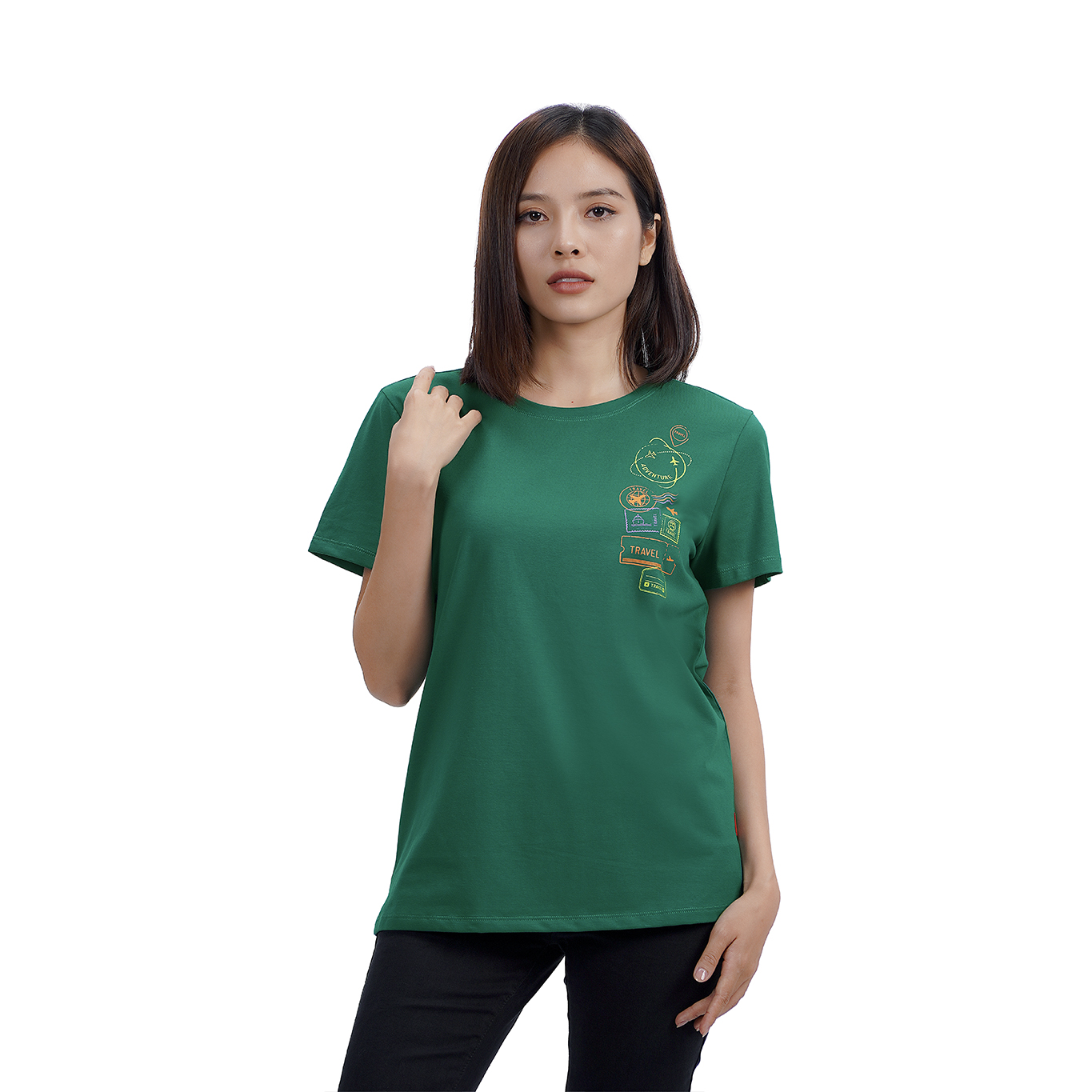 Áo thun tay ngắn cotton 020p 0194