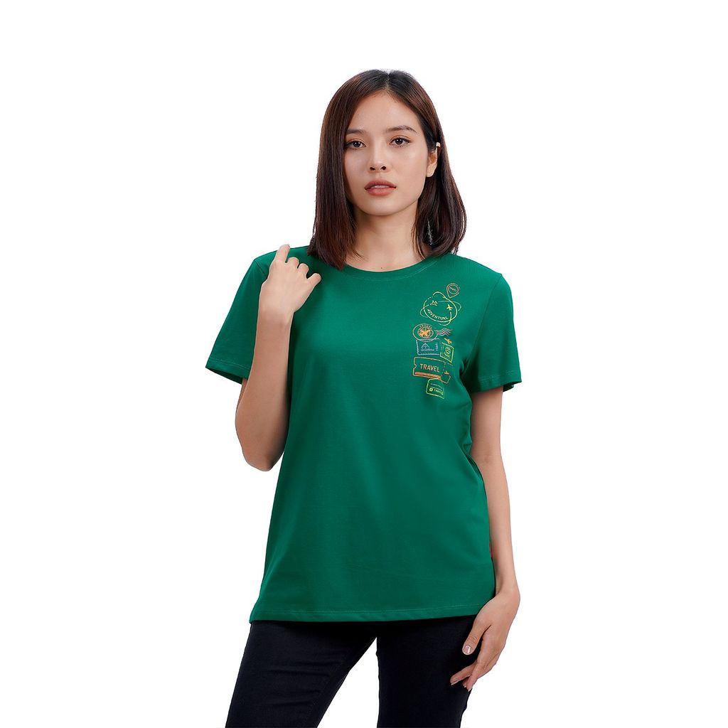 Áo thun tay ngắn cotton form rộng 020p 0194