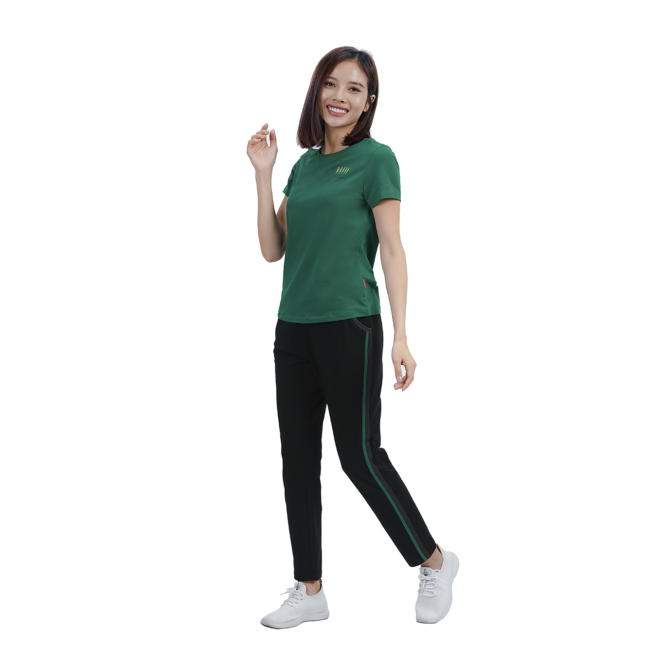 Đồ bộ nữ mặc nhà kiểu quần dài tay ngắn cotton 023p 3276