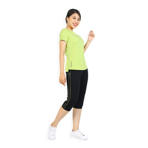 Đồ bộ nữ thể thao mặc nhà quần lửng tay ngắn cotton 024p 4180