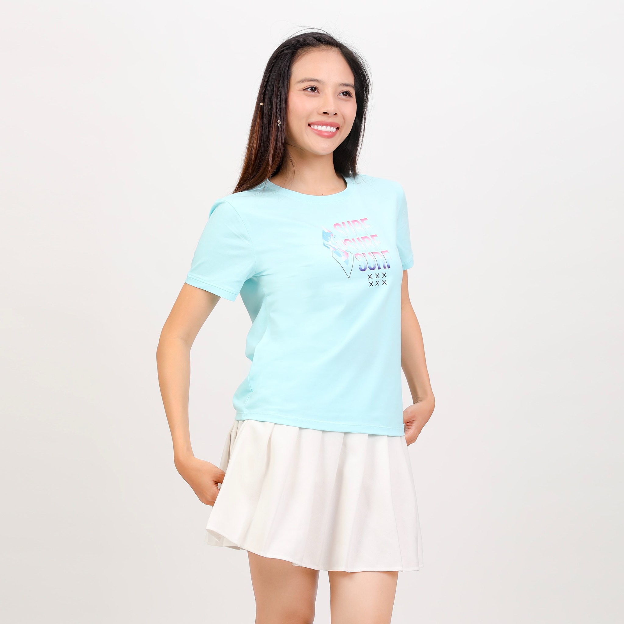 Áo thun tay ngắn form cơ bản cotton 020p 0306